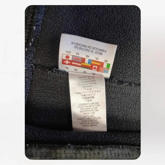 Spyder Full Zip Hoodie Mid Weight  Black Sweater Size XL - Picture 11 of 15